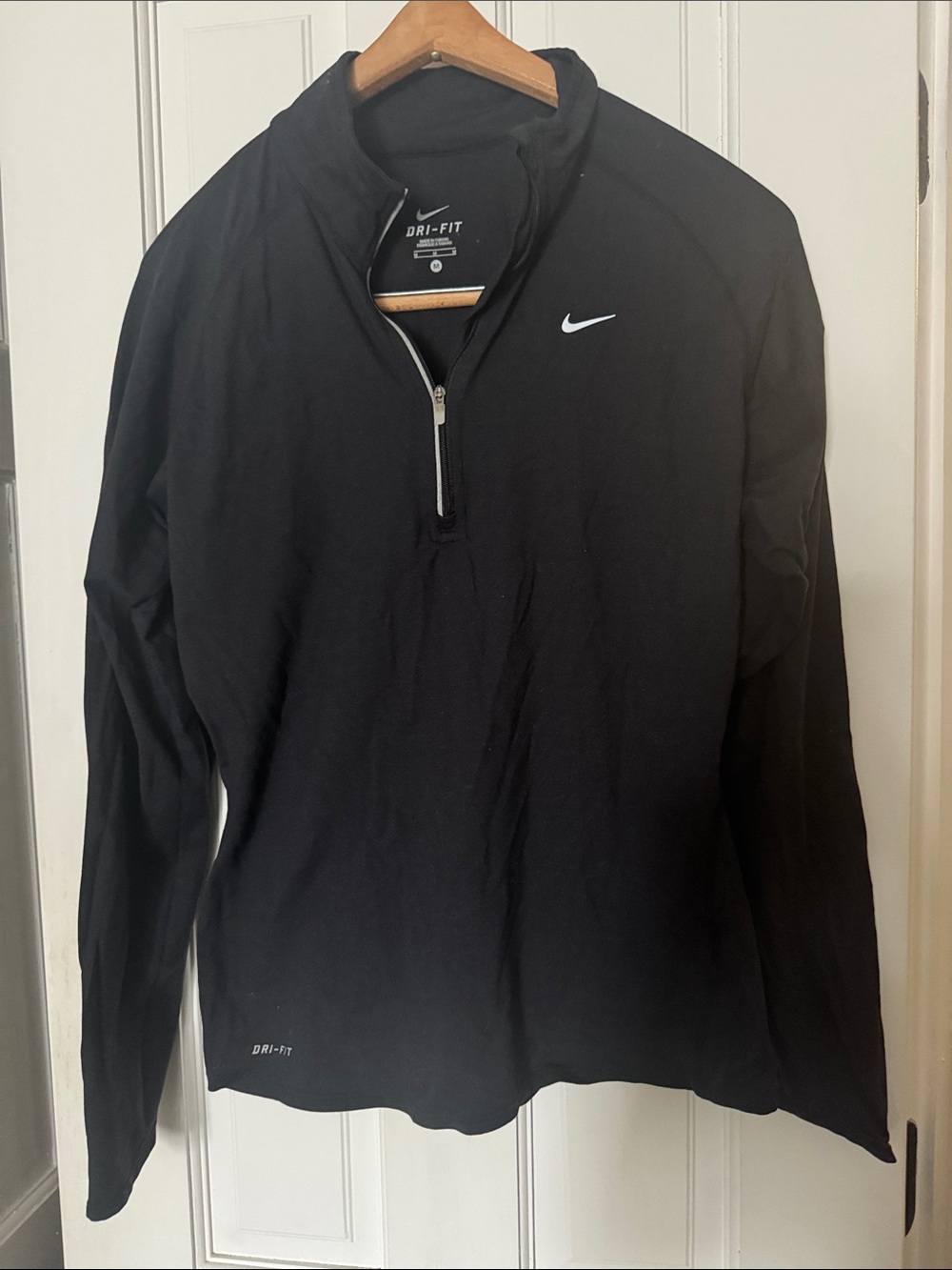 Nike women’s  Black Dri-FIT Quarter-Zip Pullover